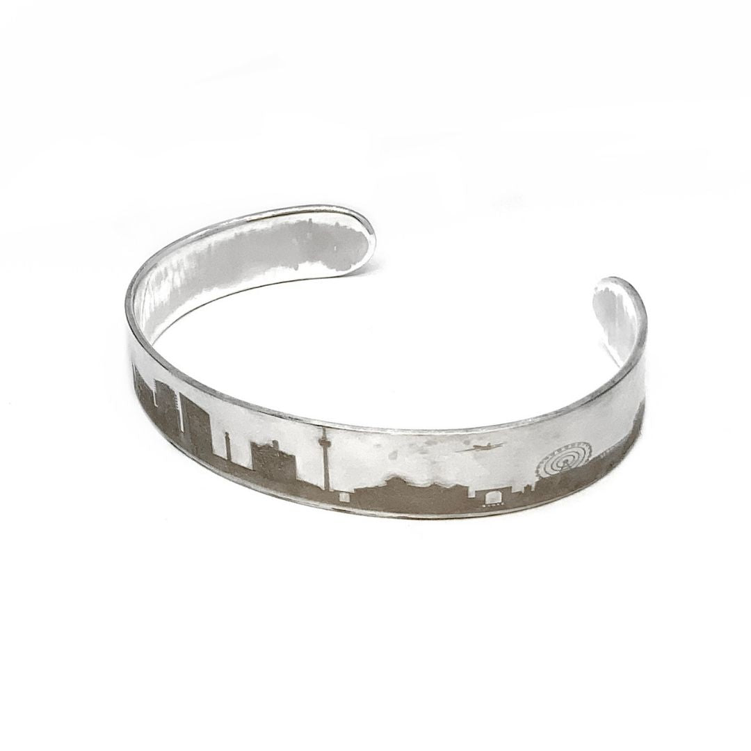 Bangle 'Skyline Stuttgart Silver'