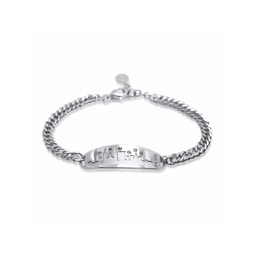 Armband 'Skyline Basel Silver'