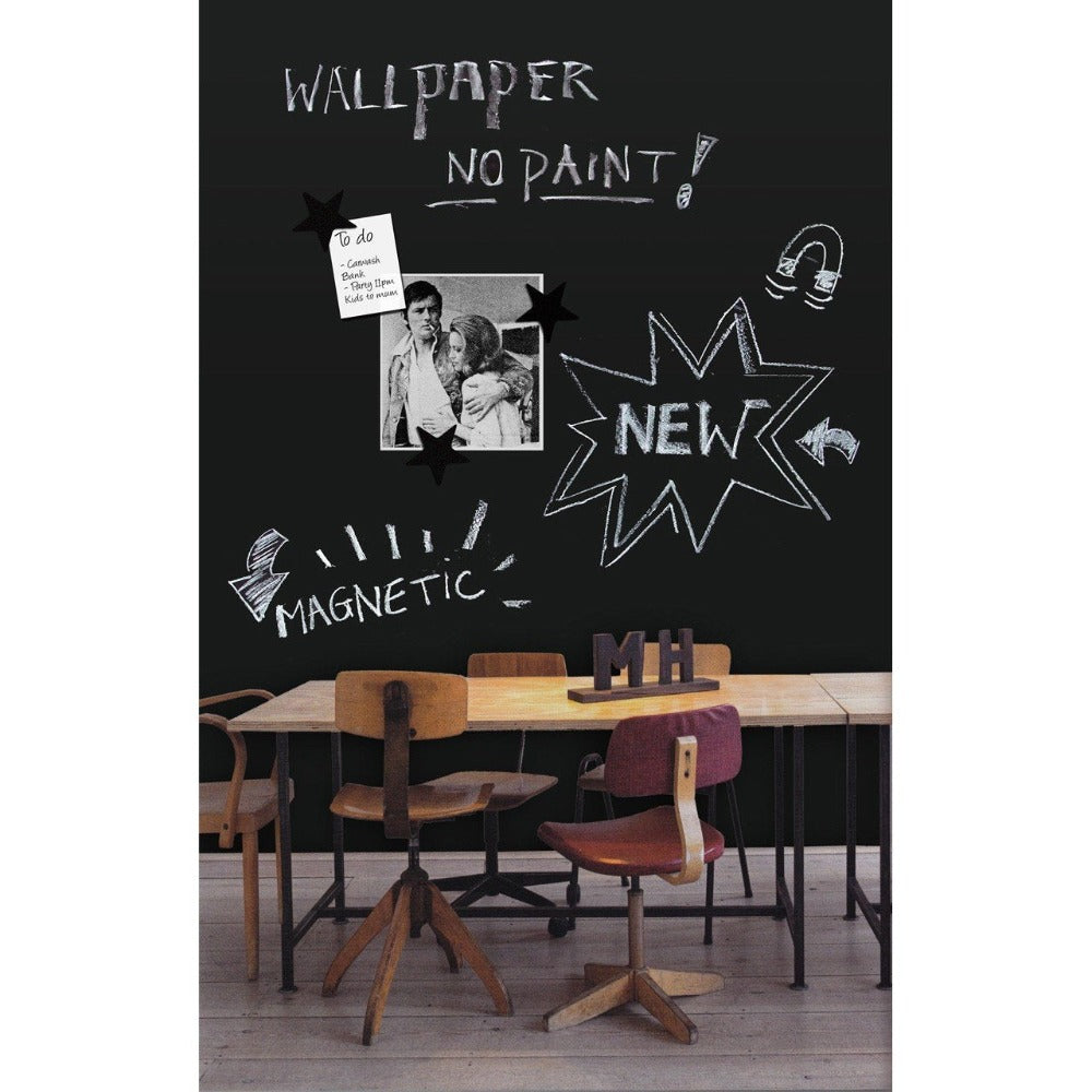 Magnetic wallpaper - CHALKBOARD - can be written on | Groovy Magnets