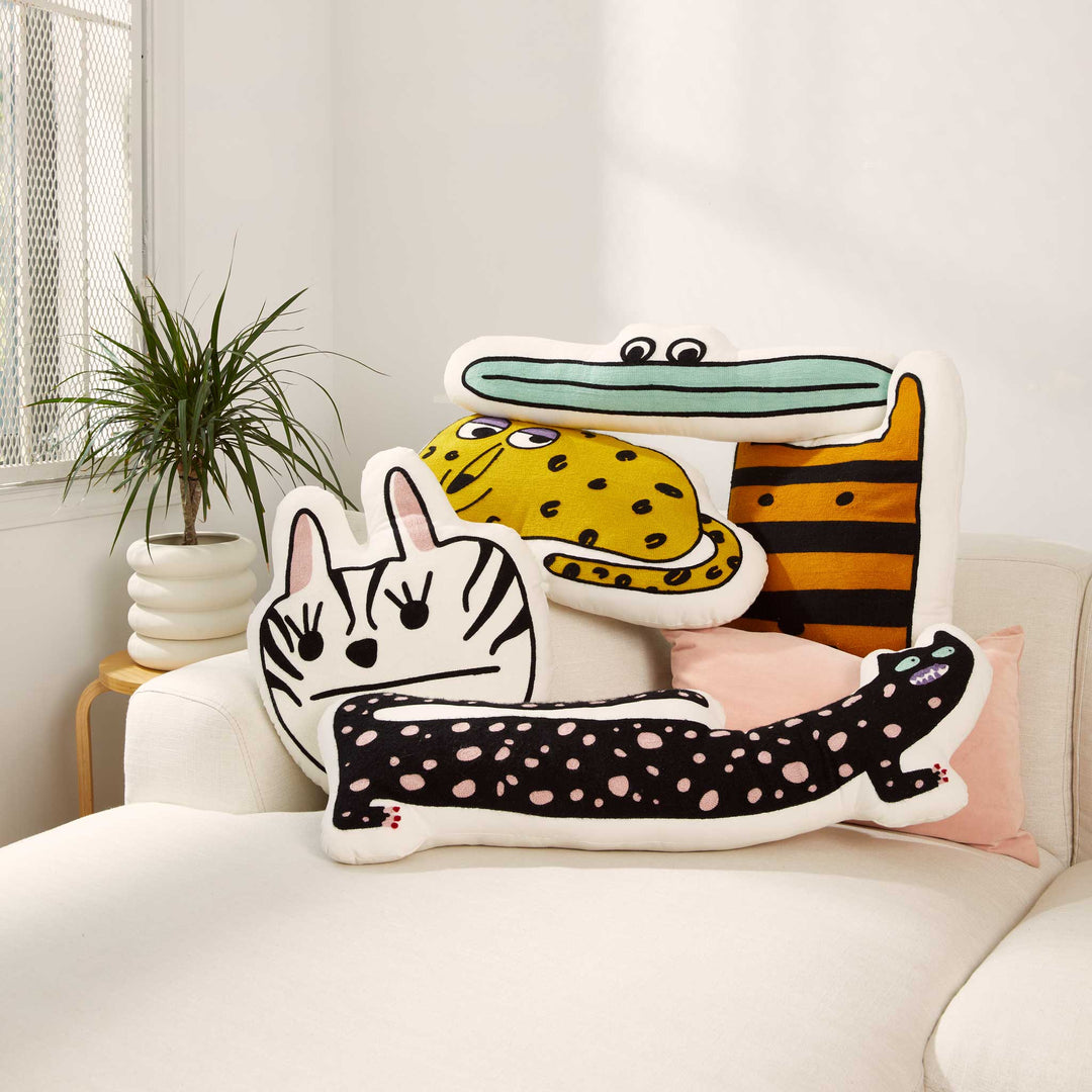 AELFIE PILLOW - Gepard - TIER-ZIERKISSEN | Aelfie Oudghiri | Areaware