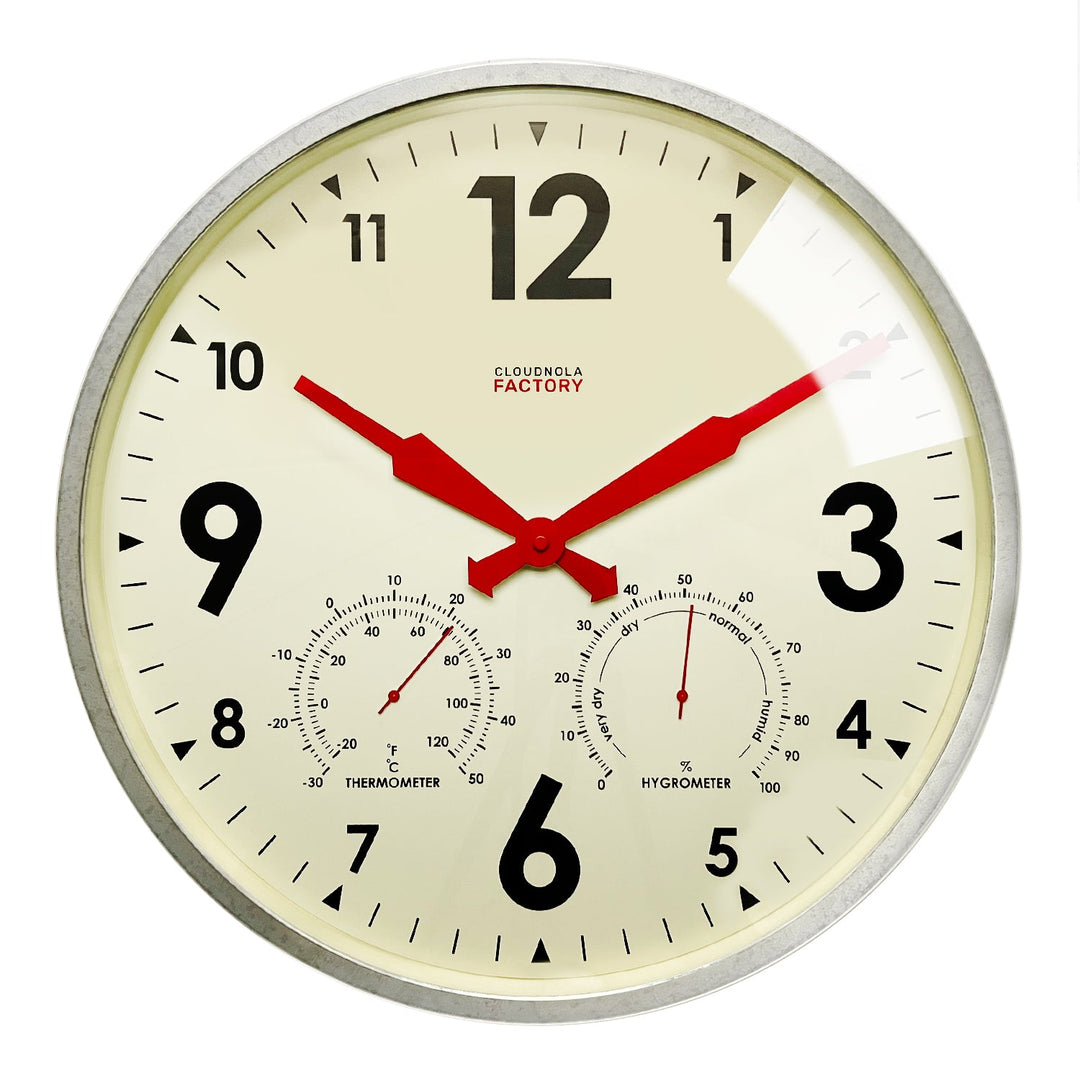 Outdoor wall clock - FACTORY OUTDOOR | Cloudnola