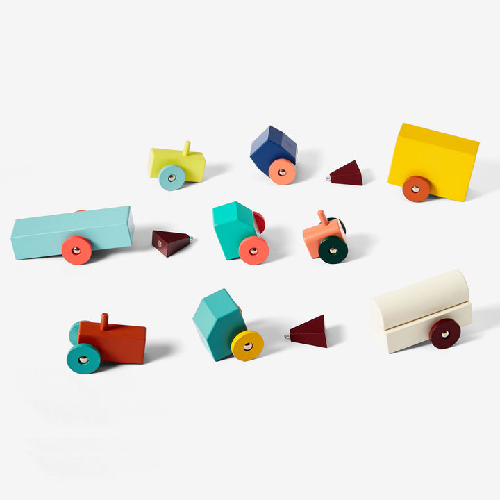 HOVERS TRACTORS - Wooden TOY TRACTORS | Floris Hovers | Areaware