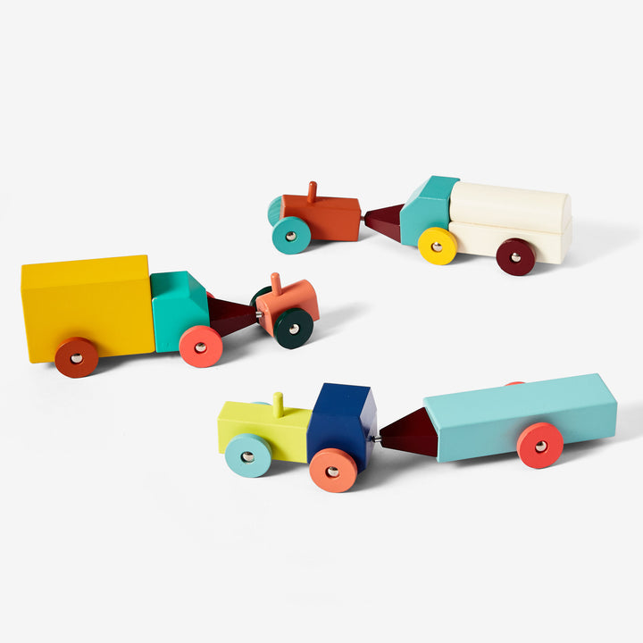 HOVERS TRACTORS - Wooden TOY TRACTORS | Floris Hovers | Areaware