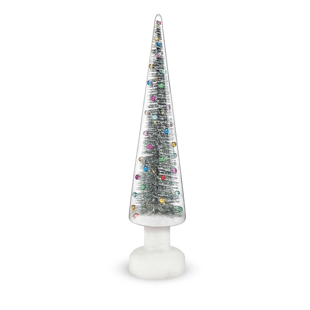 SNOWY WONDERLAND Large - LED lighted glass TREE - 56 cm high | MoMA