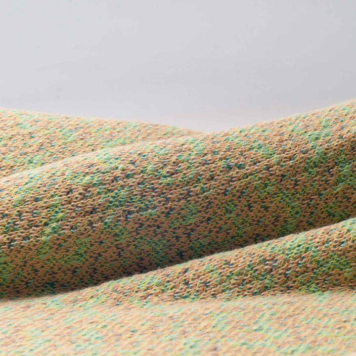 BITMAP LABYRINTH Fresh Green - light green BEDSPREAD - 180x140 cm - 90% cotton | Cristian Zuzunaga