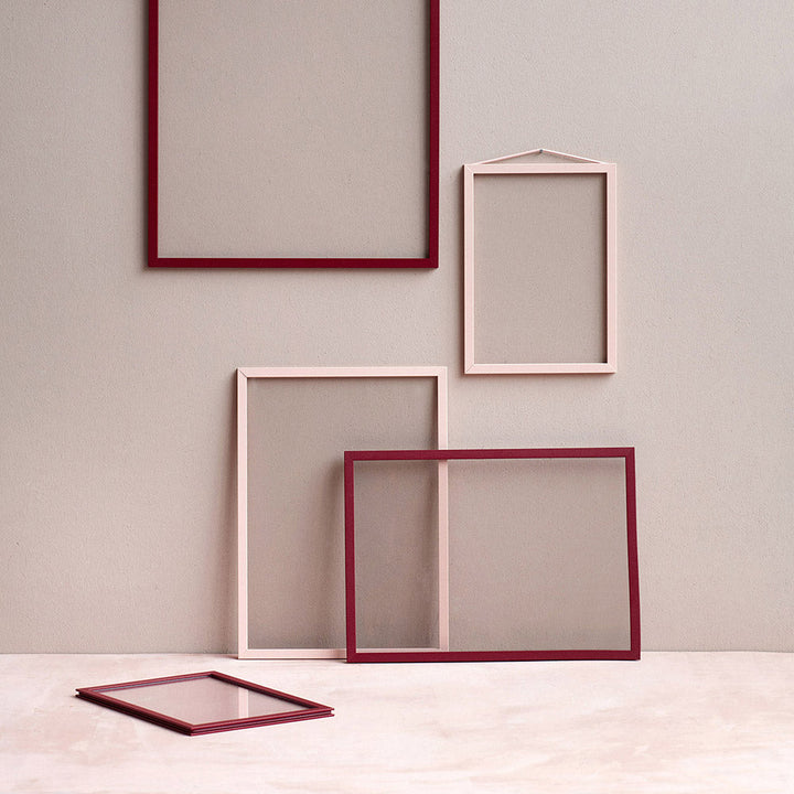 Aluminium-Rahmen - FRAME DEEP RED | Moebe