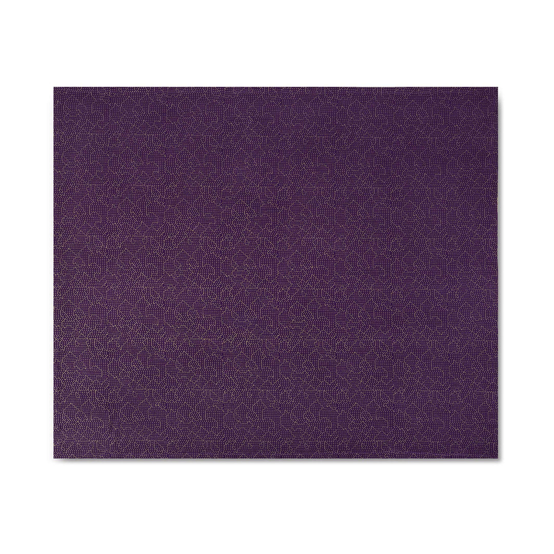 MAPPING BEDSPREAD - purple-colored DAY BED BLANKET - 235x245 cm - 100% cotton | Cristian Zuzunaga