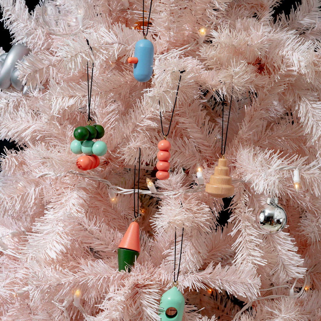 ORNAMENTS - WEIHNACHTSBAUM-SCHMUCK - 6er Set vers. Farben & Formen | Pat Kim | Areaware