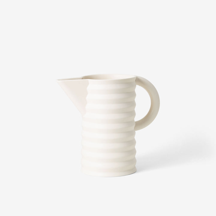 PLEATED PITCHER - WATER CARAFE - High Gloss | Areaware