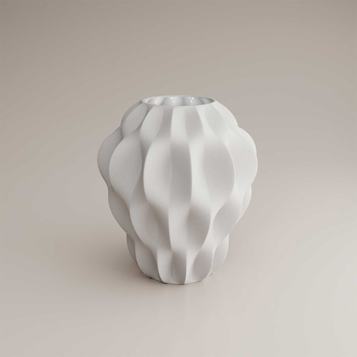 Plissan P | Porcelain VASE | H=32 cm | Holaria