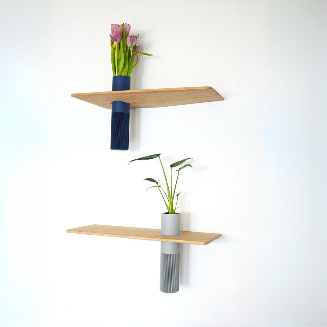 Shelf with integrated vase - VASEBOARD - 50 cm | Vaseboard