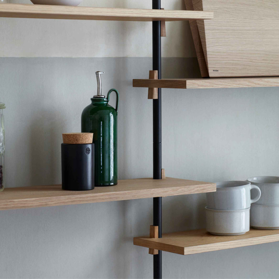 Shelving system - FLOOR STANDING SHELVING WIDE | Moebe