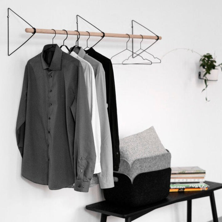 Garderobe - SPRING COATRACK mit 2 Wandhalterungen | Result Objects