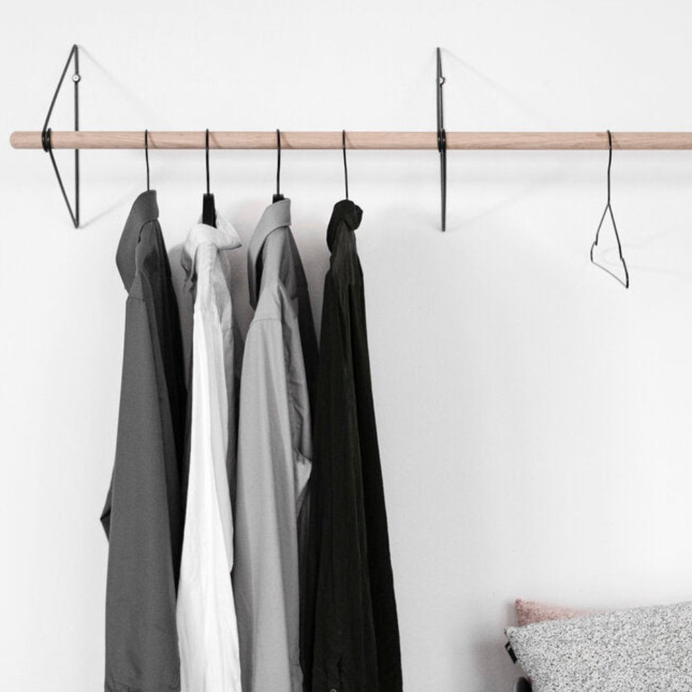 Wardrobe - SPRING COATRACK with 2 wall brackets | Result Objects