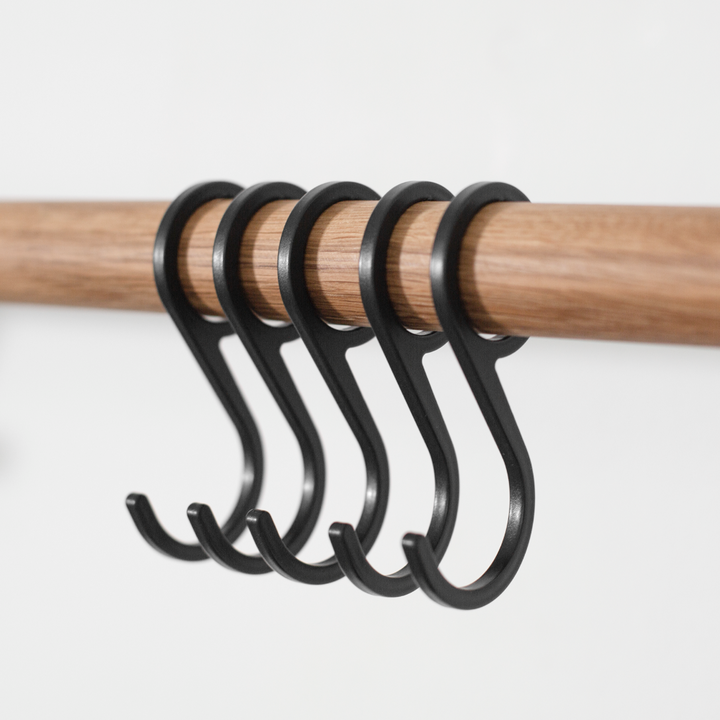 Garderobenhaken-Set - SPRING HOOKS - ⌀ 25 mm | Result Objects