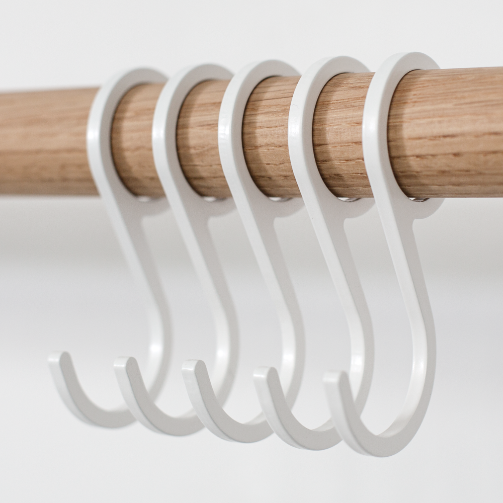 Coat hook set - SPRING HOOKS - ⌀ 25 mm | Result Objects