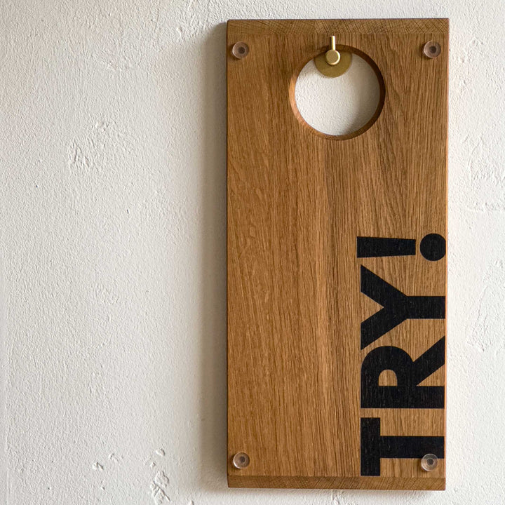 TRY! - cutting and serving board - oak | finbeaux