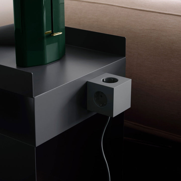 SQUARE 1 - 3er Mehrfach-Steckdose - magnetischer, grüner WÜRFEL - 2x USB-C 30W & 1,8m Anschlußkabel | Avolt