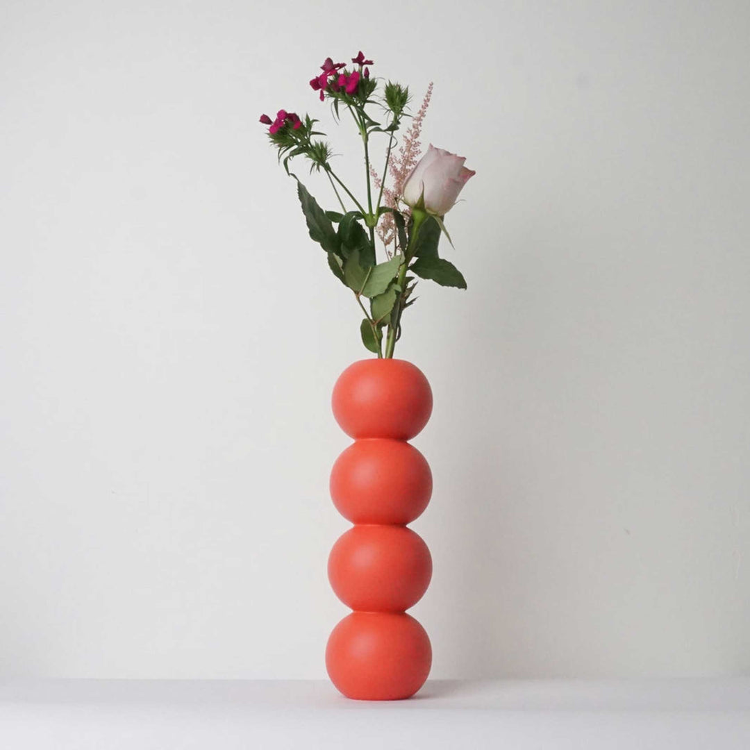 STACK - wooden Vase 26 cm high | Lemon Lily