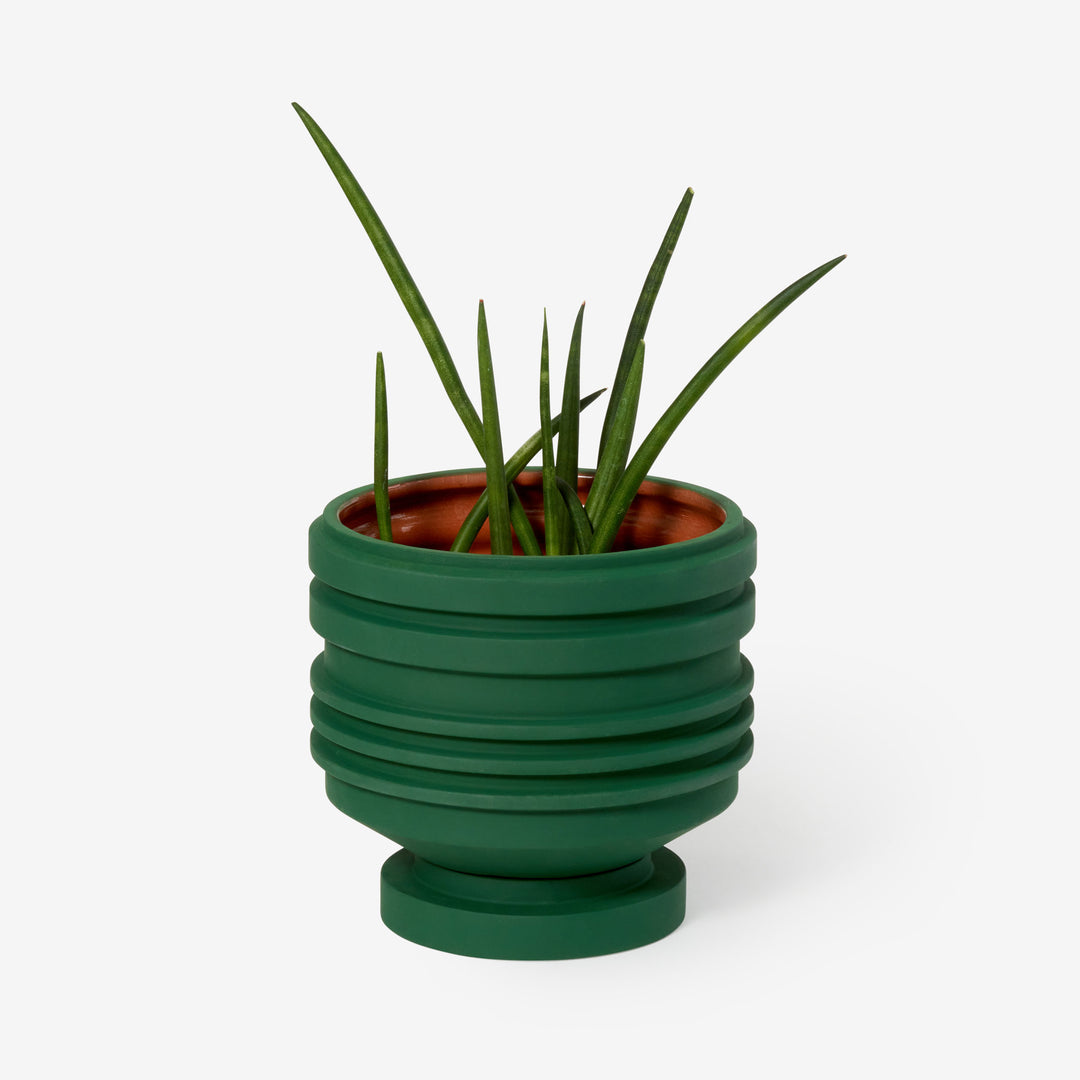 STRATA PLANT VESSEL - grüner BLUMENTOPF & PFLANZGEFÄSS | Simone Brewster | Areaware