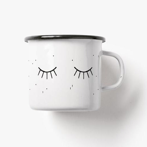 Enamel mug - SMUNDAY | type alive