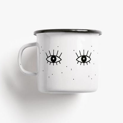 Enamel mug - SMUNDAY | type alive