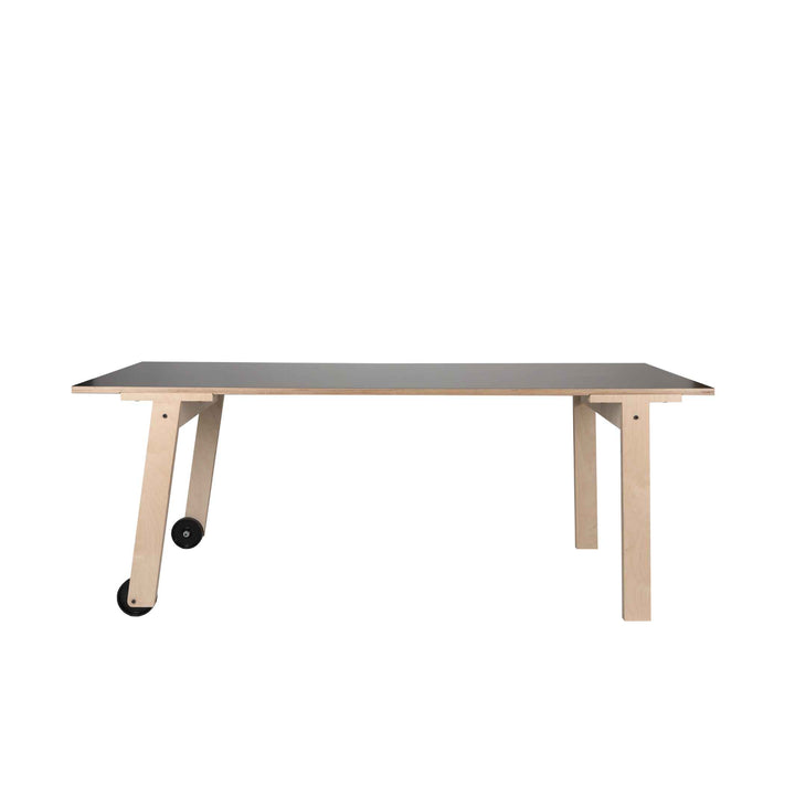 Table - FLAT ON WHEELS - BLACK | rform