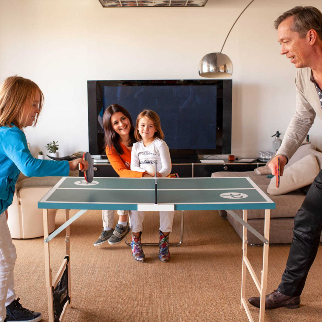 NIAGARA GREEN - mini table tennis table for everywhere | DISH TENNIS