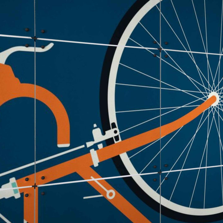 Wall decoration - RACING BIKE ORANGE - Bo Lundberg | IXXI