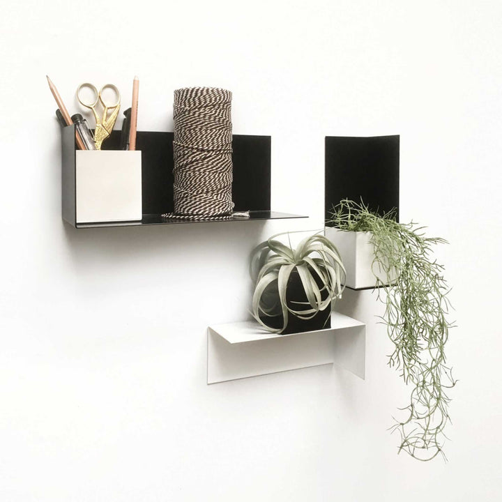 Wall shelf - MAGNETIC made of steel | Groovy Magnets