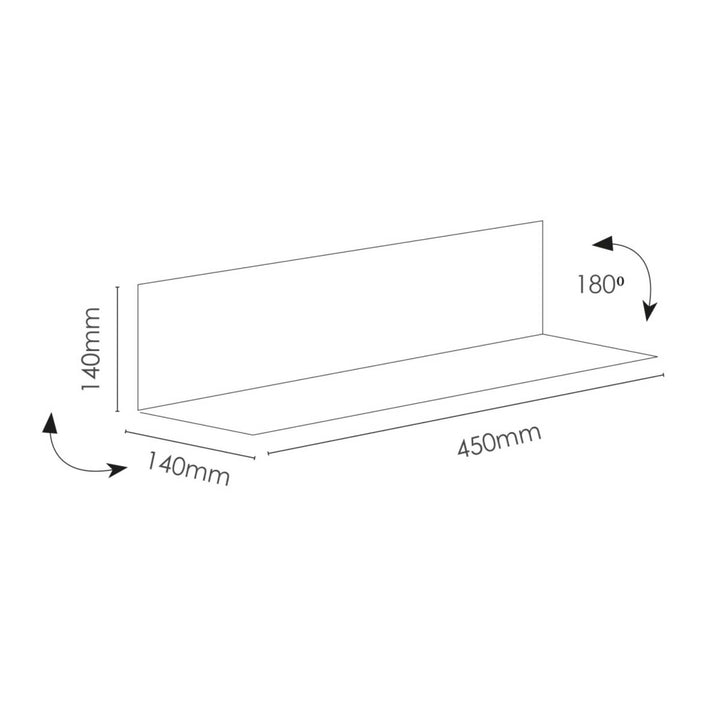 STURDY - magnetisches Wandregal - 45x14 cm | Groovy Magnets