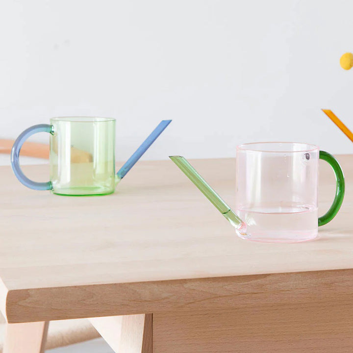 GLASS WATERING CAN - zweifarbige Glas-GIESSKANNE | Block Design