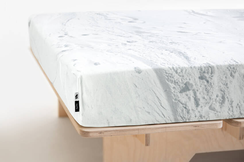 Fitted sheet - SNOW | Foonka