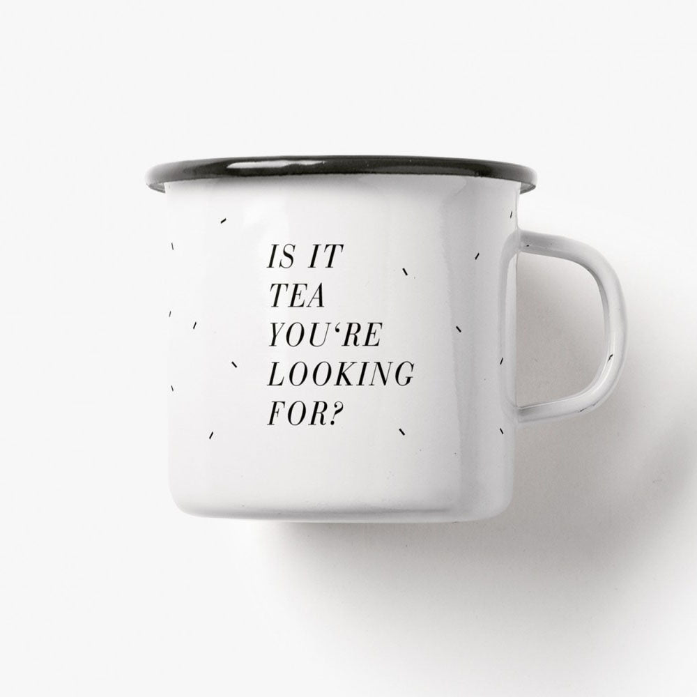 Enamel mug - HELLO | typealive