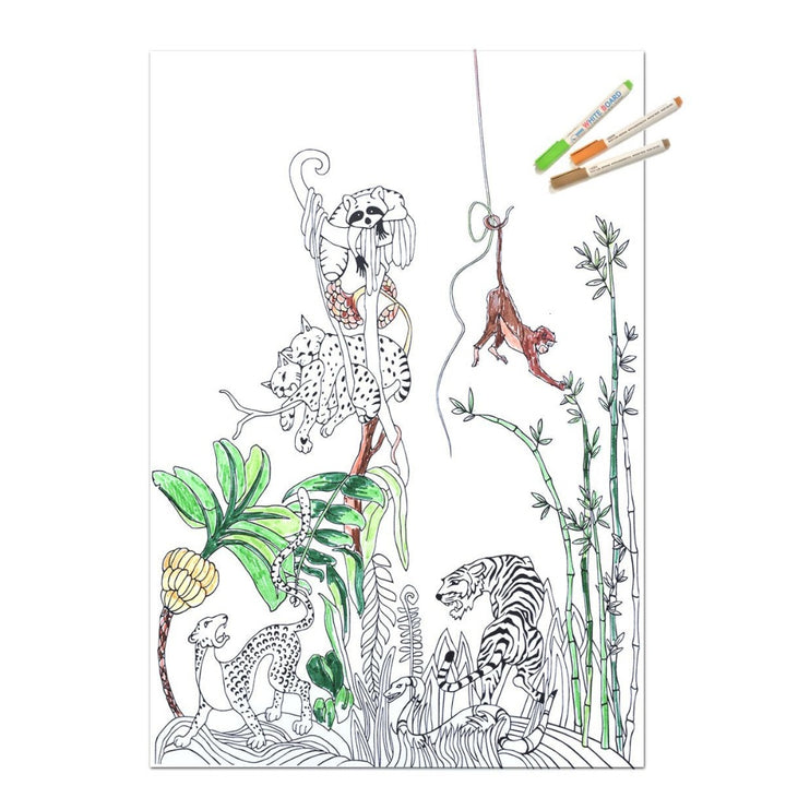 Magnetic poster 'Whiteboard jungle' 