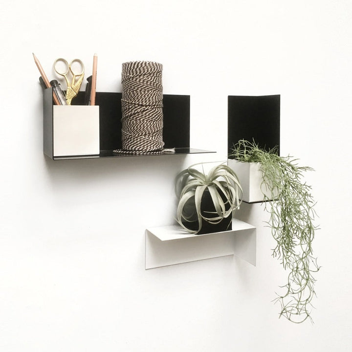 Magnetic steel shelf