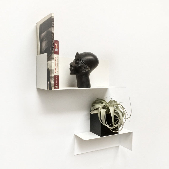 Magnetic steel shelf