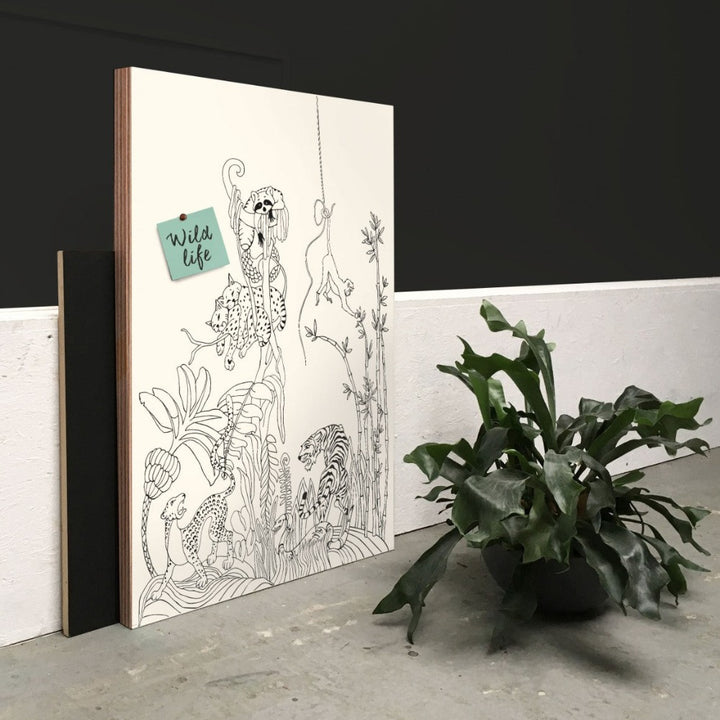 Magnetposter 'Whiteboard jungle'