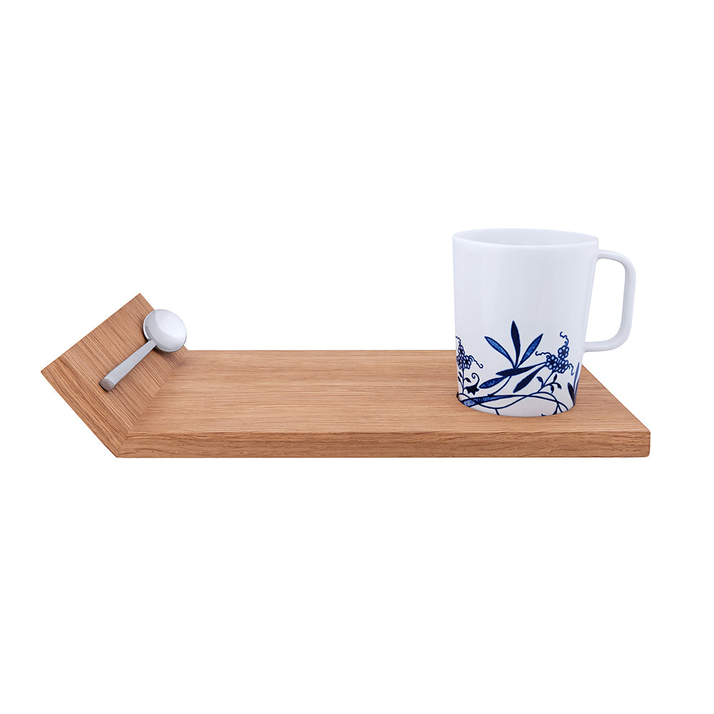 Crockery set 'Porcelain Rectangle blue'