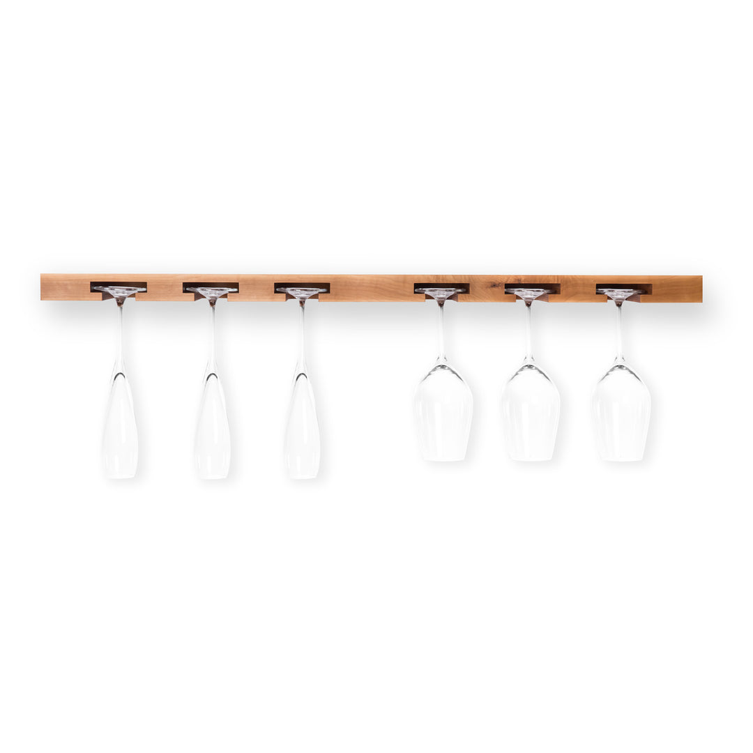 Wine rack 'Wooden wine glass rack'