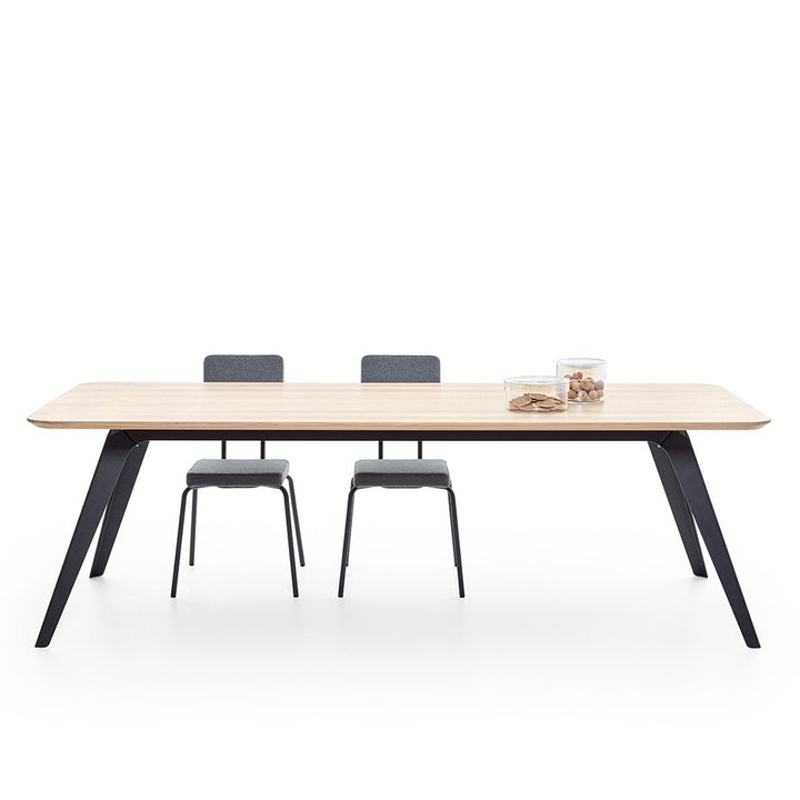 Folding dining table 'Fold black'