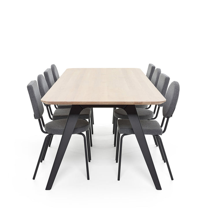 Folding dining table 'Fold black'