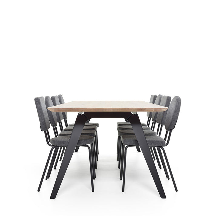 Folding dining table 'Fold black'