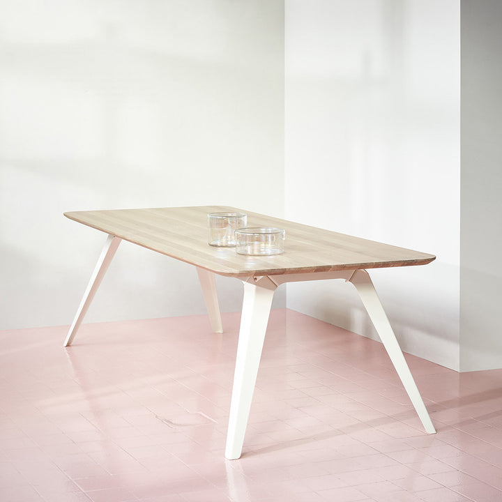 Folding dining table 'Fold white'