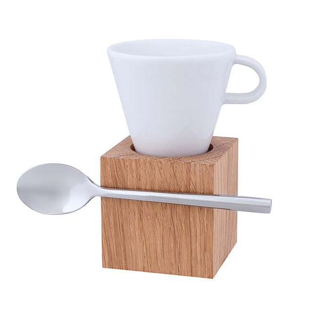 Tableware set 'Cube Lungo White'