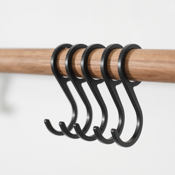 Garderobenhaken-Set - SOLID HOOKS - ⌀ 28 mm | Result Objects