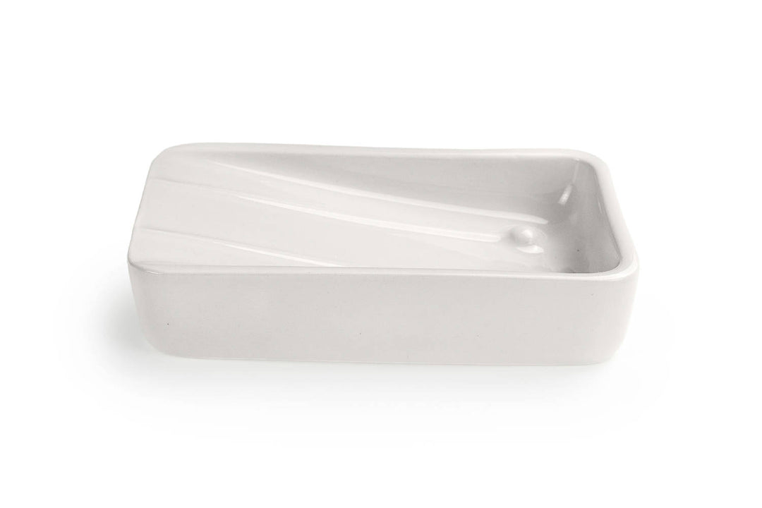 Soap dish with toothbrush holder, set