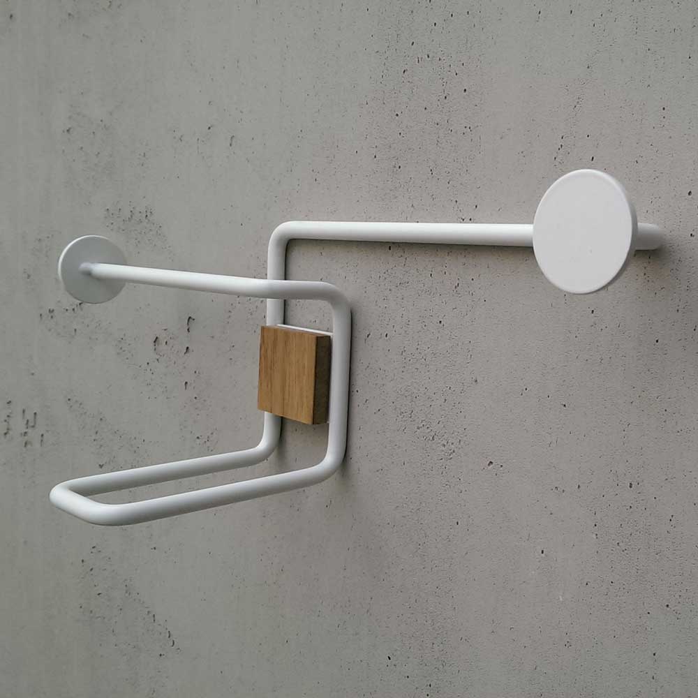 Wall coat rack 'Bend'