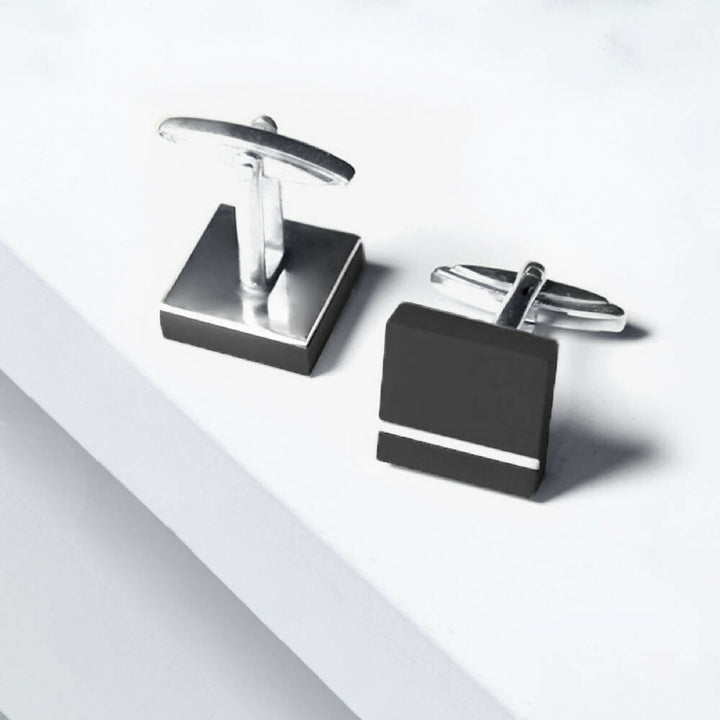 Cufflinks 'C30 Silver'