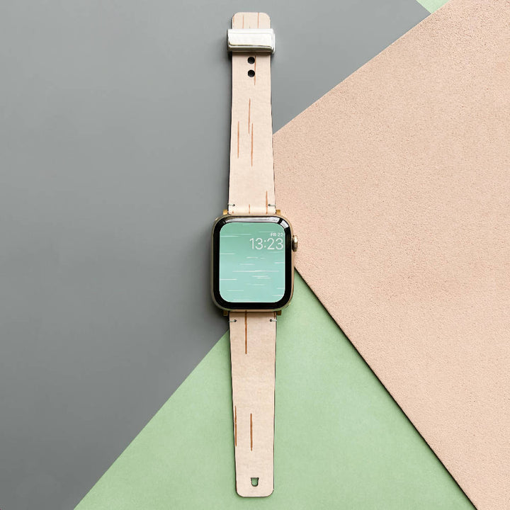 Apple Watch watch strap 'Birch Bark' - 42/44/45 mm